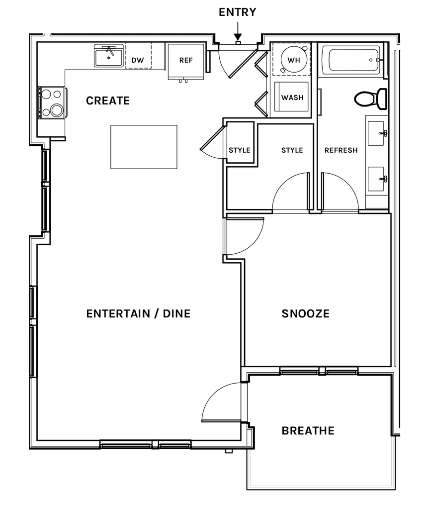 Studio, 1, 2, 3, & 4-BR Apartments in Boulder, CO | Layouts