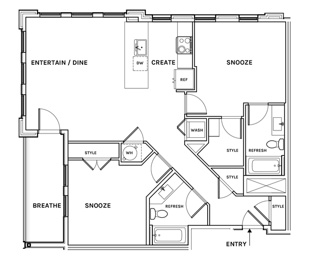 Studio, 1, 2, 3, & 4-BR Apartments in Boulder, CO | Layouts