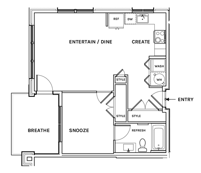 Studio, 1, 2, 3 & 4-BR Apartments in Boulder, CO | Layouts